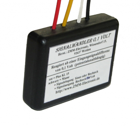 Sine-square-signal converter 0.1 V